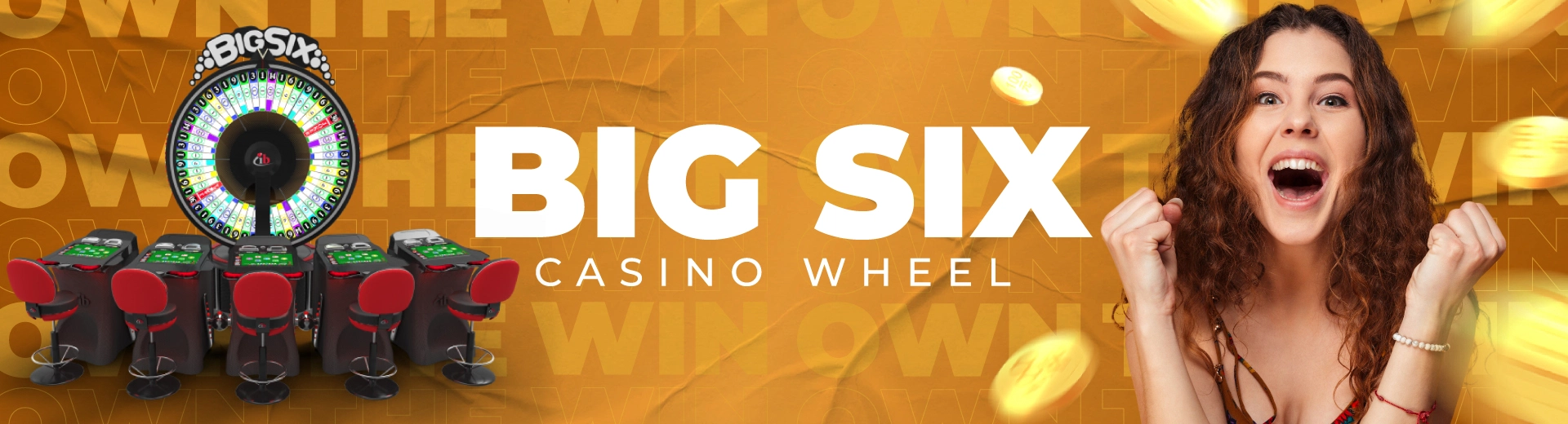 OKBET Big Six Casino Wheel