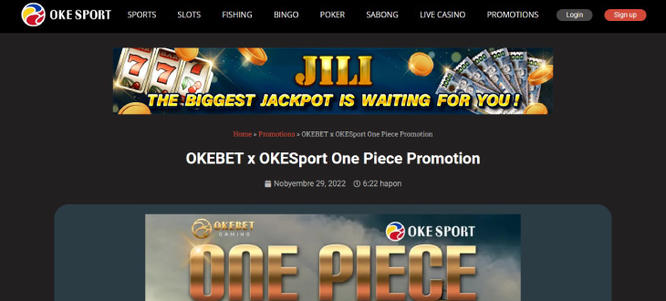 OKBet www.okesport.com.ph-okebet-x-okesport-one-piece-promotion